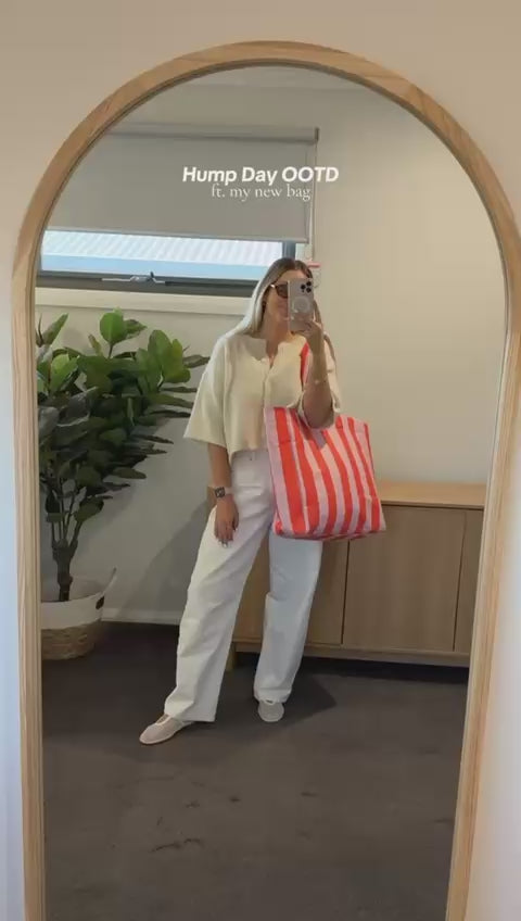 Coral Crush Carry-All Tote